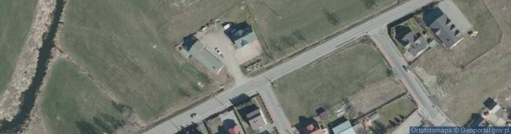 Zdjęcie satelitarne Kapliczka, Figura Świętych, Krzyż