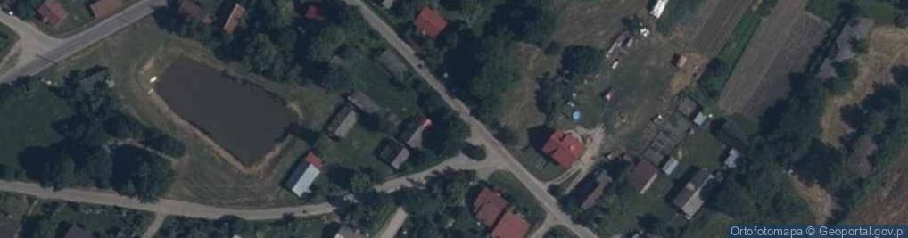 Zdjęcie satelitarne Kapliczka, Figura Świętych, Krzyż