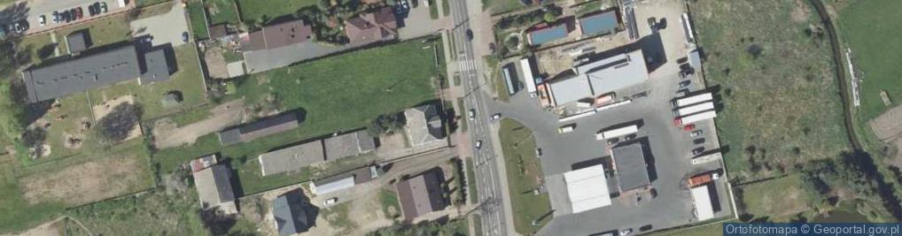Zdjęcie satelitarne Kapliczka, Figura Świętych, Krzyż