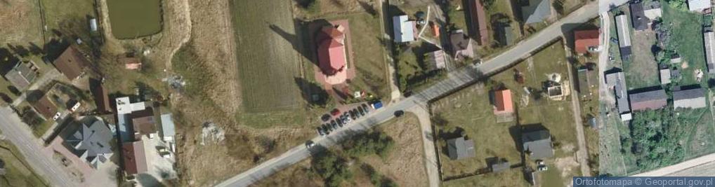 Zdjęcie satelitarne Kapliczka, Figura Świętych, Krzyż