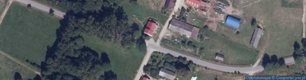 Zdjęcie satelitarne Kapliczka, Figura Świętych, Krzyż