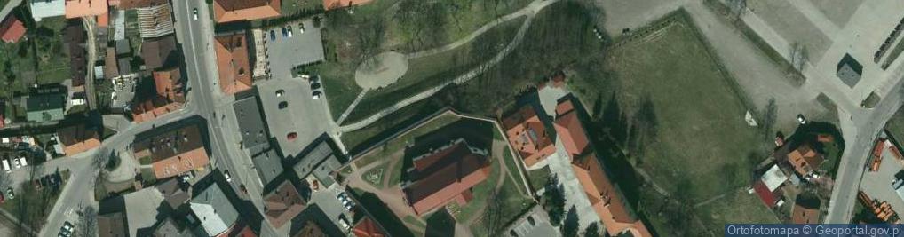 Zdjęcie satelitarne Kapliczka, Figura Świętych, Krzyż