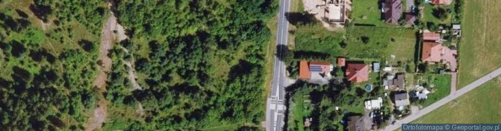 Zdjęcie satelitarne Kapliczka, Figura Świętych, Krzyż