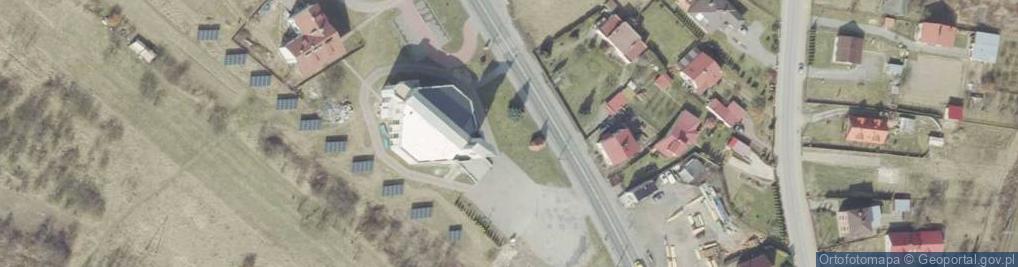 Zdjęcie satelitarne Kapliczka, Figura Świętych, Krzyż