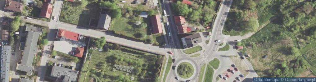 Zdjęcie satelitarne Kapliczka, Figura Świętych, Krzyż