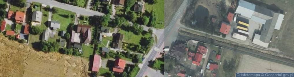 Zdjęcie satelitarne Kapliczka, Figura Świętych, Krzyż