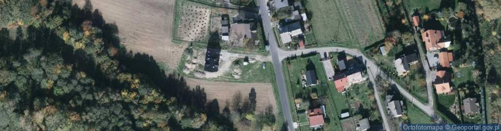 Zdjęcie satelitarne Kapliczka, Figura Świętych, Krzyż
