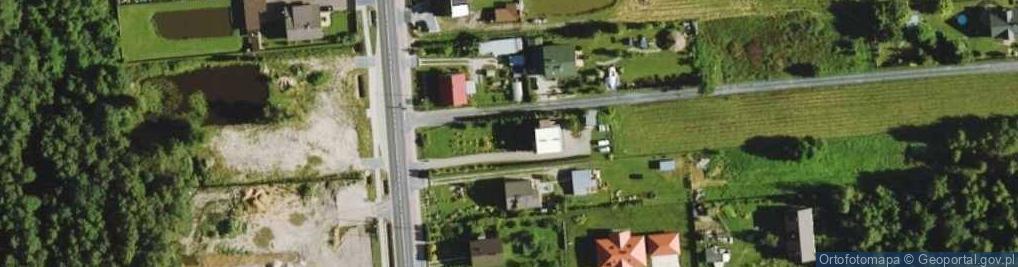 Zdjęcie satelitarne Kapliczka, Figura Świętych, Krzyż