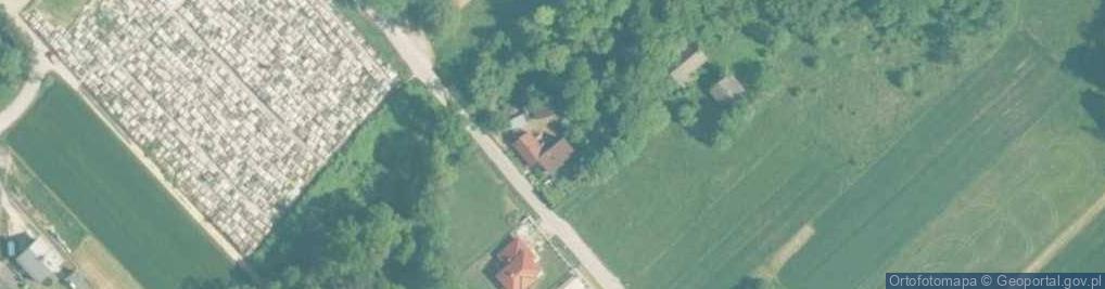 Zdjęcie satelitarne Kapliczka, Figura Świętych, Krzyż