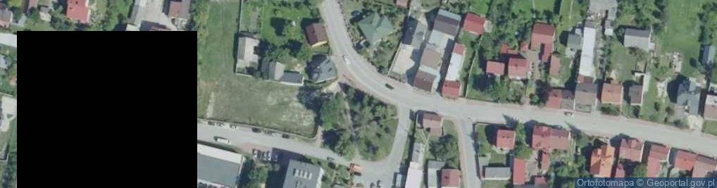 Zdjęcie satelitarne Kapliczka, Figura Świętych, Krzyż