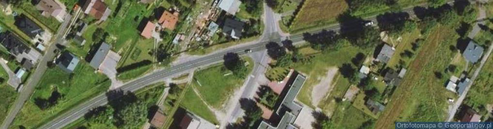 Zdjęcie satelitarne Kapliczka, Figura Świętych, Krzyż