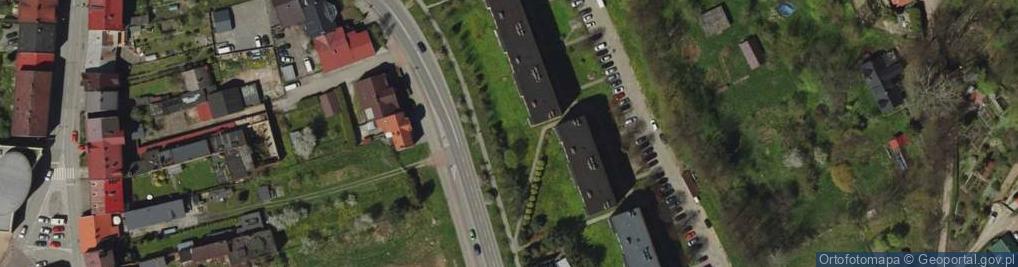Zdjęcie satelitarne Kapliczka, Figura Świętych, Krzyż