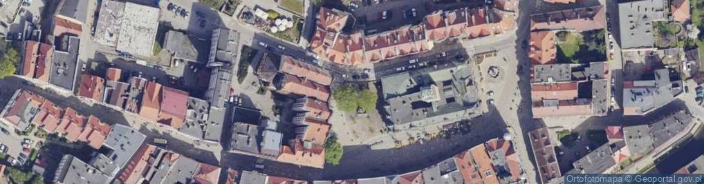 Zdjęcie satelitarne Kolumna wotywna Najświętszej Maryi Panny