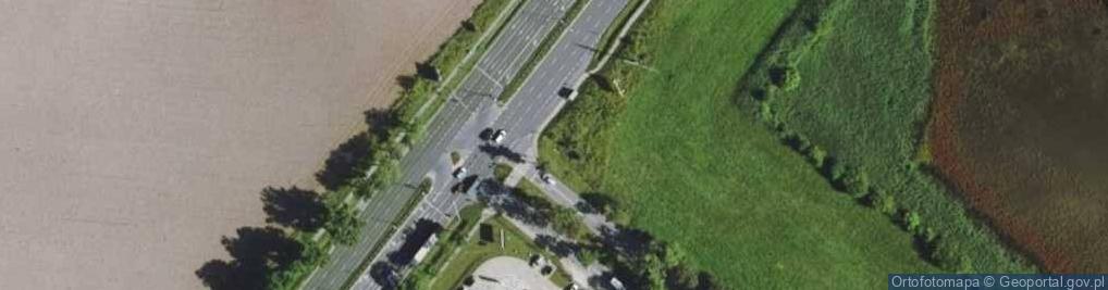 Zdjęcie satelitarne Krzyż przydrożny
