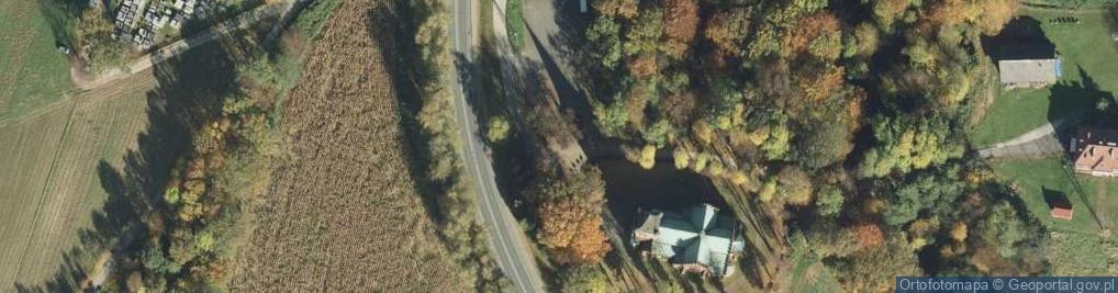 Zdjęcie satelitarne Krzyż z Jezusem Chrystusem