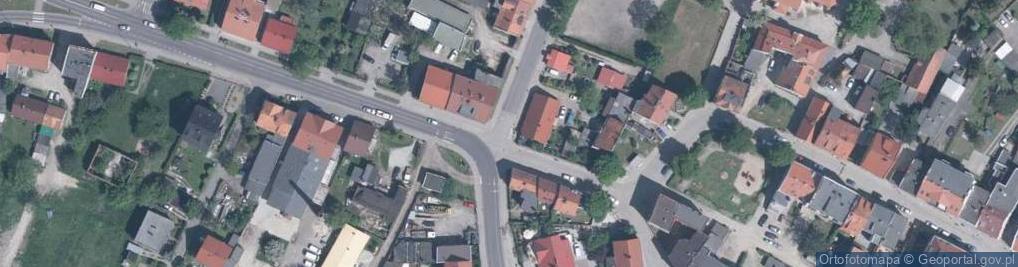 Zdjęcie satelitarne Krzyż