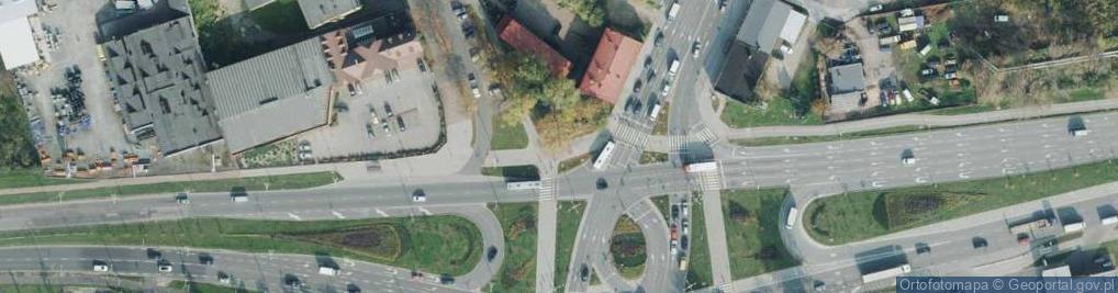 Zdjęcie satelitarne Krzyż