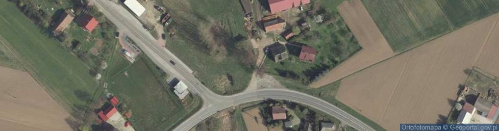 Zdjęcie satelitarne Krzyż