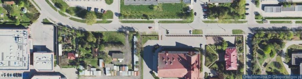 Zdjęcie satelitarne Krzyż