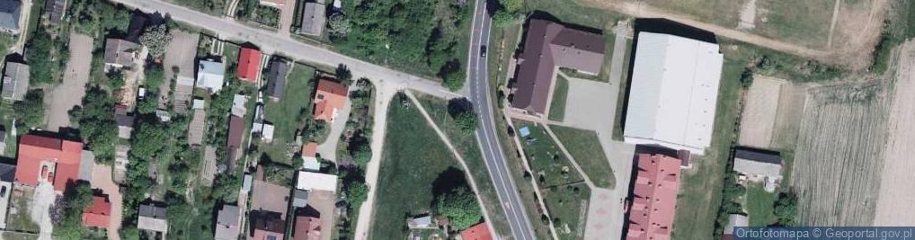 Zdjęcie satelitarne Krzyż