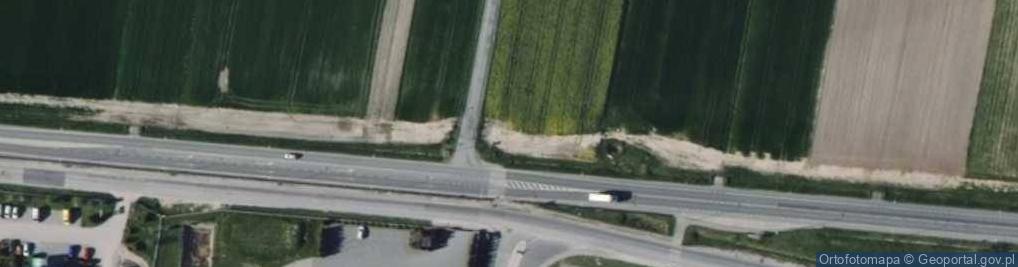 Zdjęcie satelitarne Krzyż