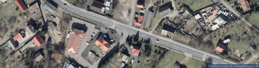 Zdjęcie satelitarne Krzyż