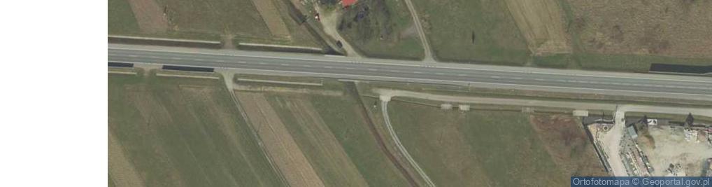 Zdjęcie satelitarne Krzyż