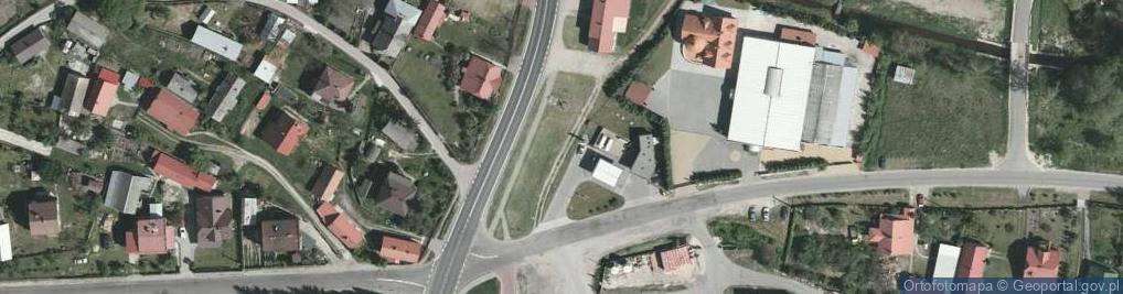 Zdjęcie satelitarne Krzyż