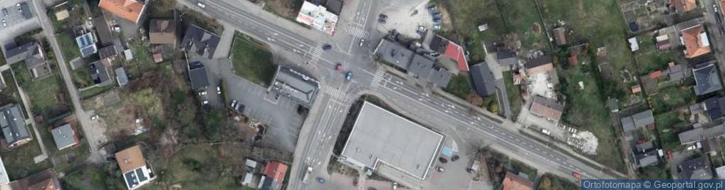 Zdjęcie satelitarne Krzyż