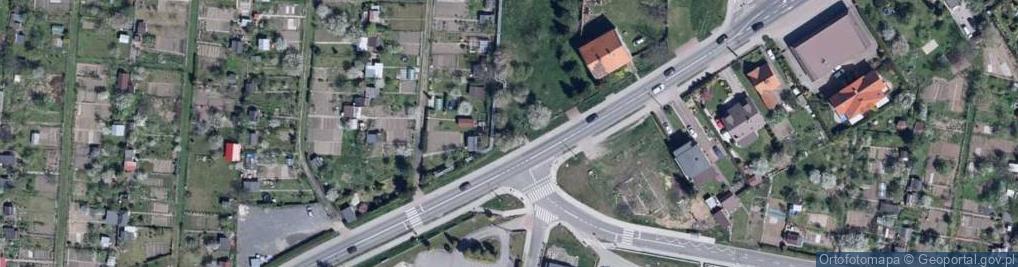 Zdjęcie satelitarne Krzyż