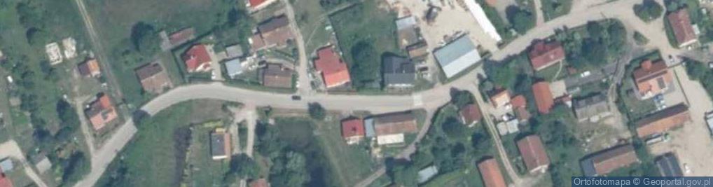 Zdjęcie satelitarne Krzyż