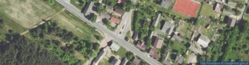 Zdjęcie satelitarne Krzyż