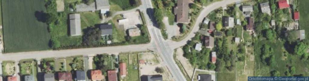 Zdjęcie satelitarne Krzyż