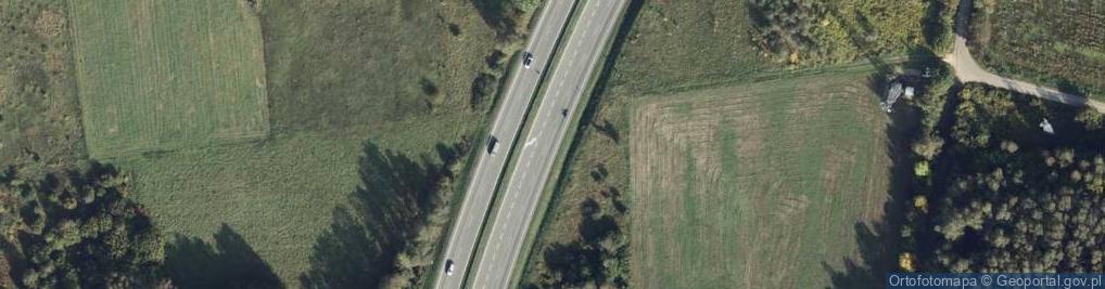 Zdjęcie satelitarne Krzyż