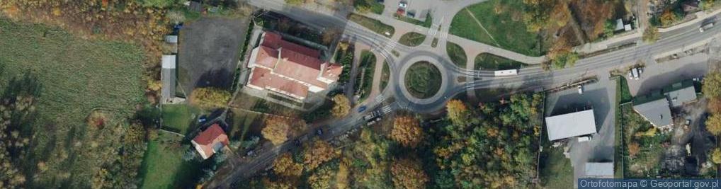 Zdjęcie satelitarne Krzyż