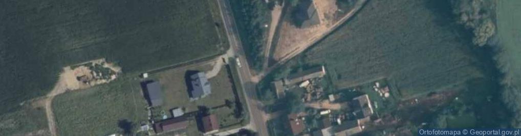 Zdjęcie satelitarne Metalowy krzyż