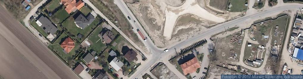 Zdjęcie satelitarne Metalowy krzyż