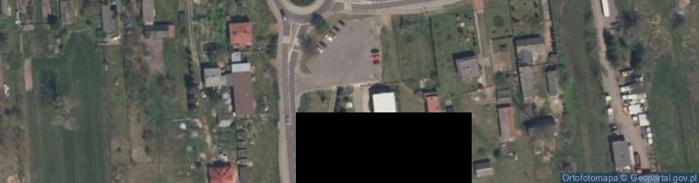 Zdjęcie satelitarne Metalowy krzyż