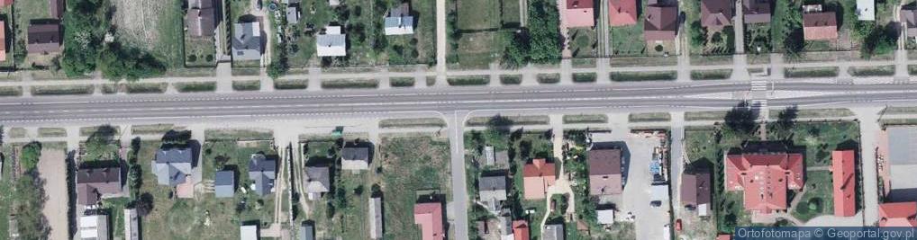 Zdjęcie satelitarne Metalowy krzyż