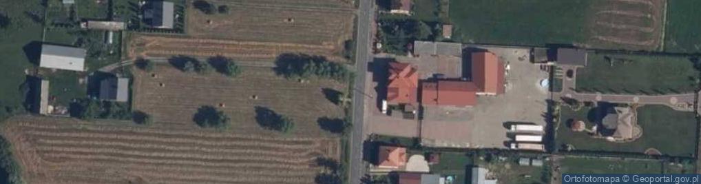 Zdjęcie satelitarne Metalowy krzyż