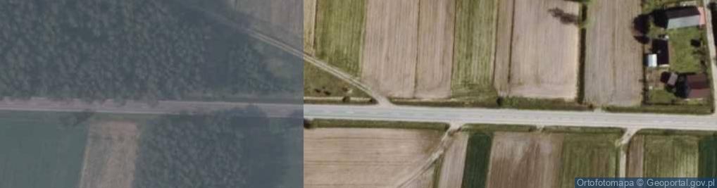 Zdjęcie satelitarne Metalowy krzyż