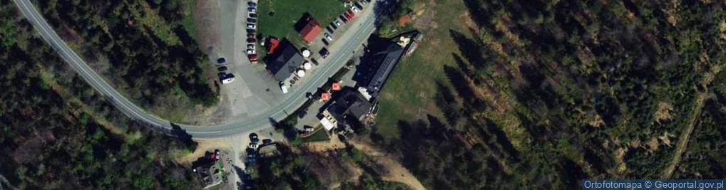 Zdjęcie satelitarne Zajazd Biały Krzyż