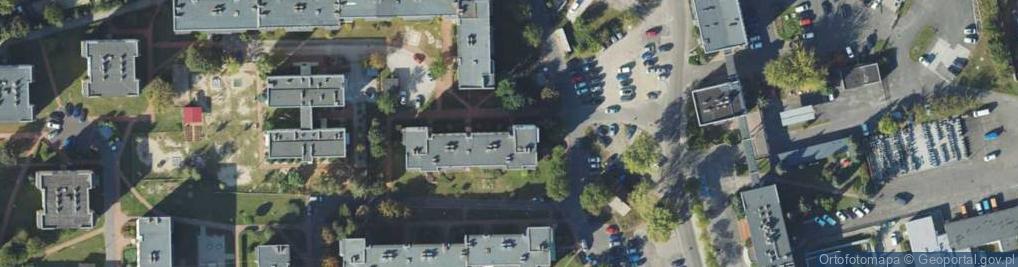 Zdjęcie satelitarne Zajazd Leśna Polana Kalicki Leszek Popławska Izabela