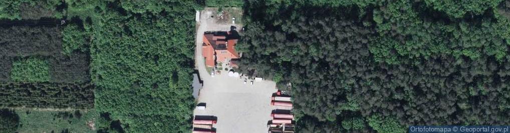 Zdjęcie satelitarne Zajazd Pod Lasem