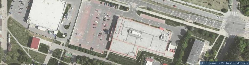 Zdjęcie satelitarne Kaufland - Supermarket