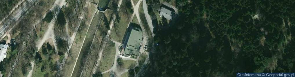 Zdjęcie satelitarne Zielony Domek