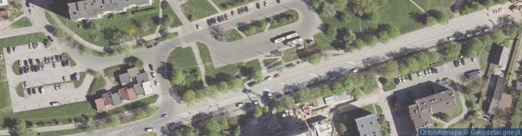 Zdjęcie satelitarne Gołębiów