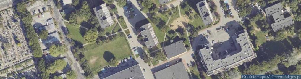 Zdjęcie satelitarne Kiosk Wielobranżowy Leszno