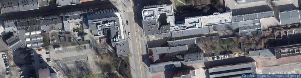 Zdjęcie satelitarne Śródmieście