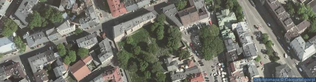 Zdjęcie satelitarne Stary cmentarz żydowski - Remuh